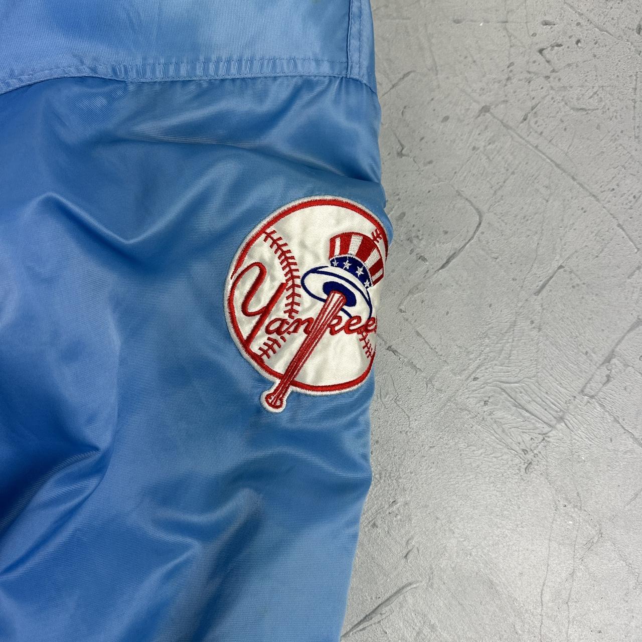 New York Yankees Baby Blue Rare Vintage Varsity Jacket - 2XL