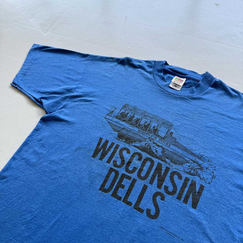 Blue Wisconsin Dells Vintage 90s T-shirt - XL
