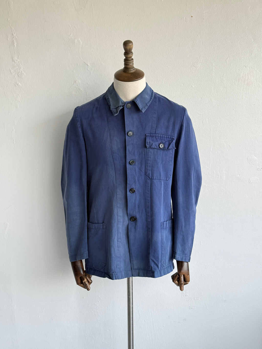Blue Fraizzoli & C. 1960's Vintage Workwear Chore Jacket CH531 - Small