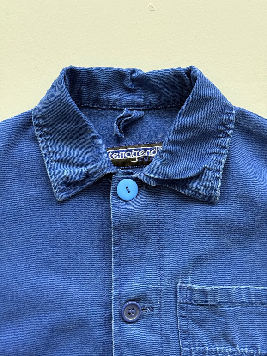 Thrashed Blue Terratrend Vintage Workwear Chore Jacket CH388 - XS
