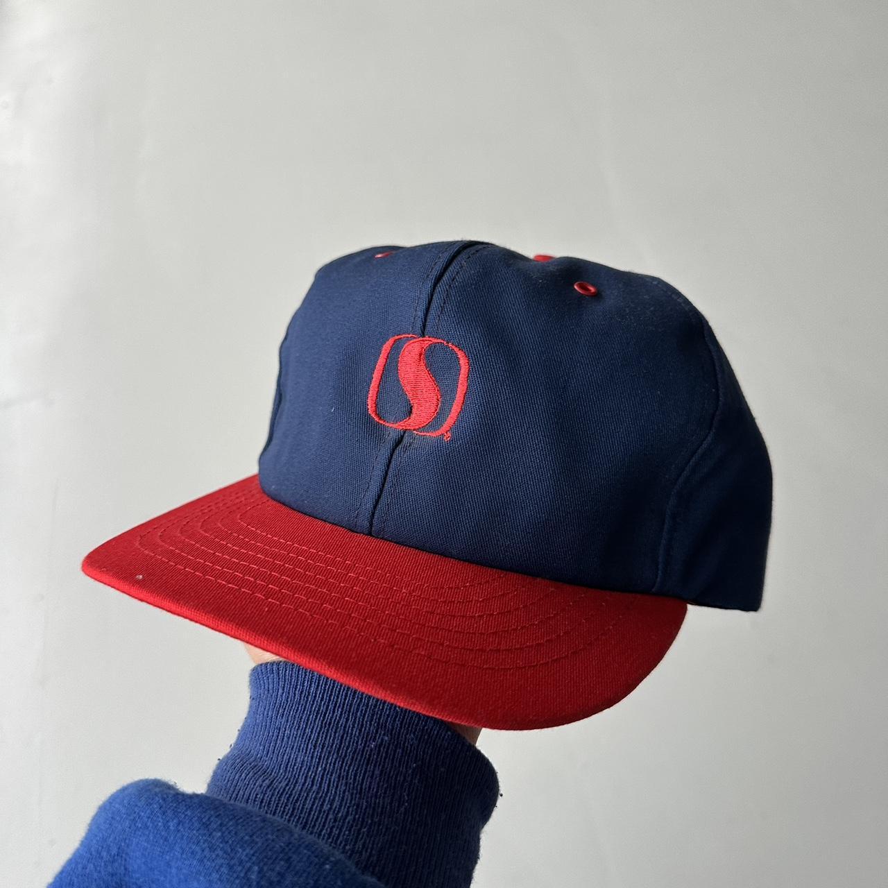 Navy Red ‘S’ Vintage SnapBack Trucker Cap