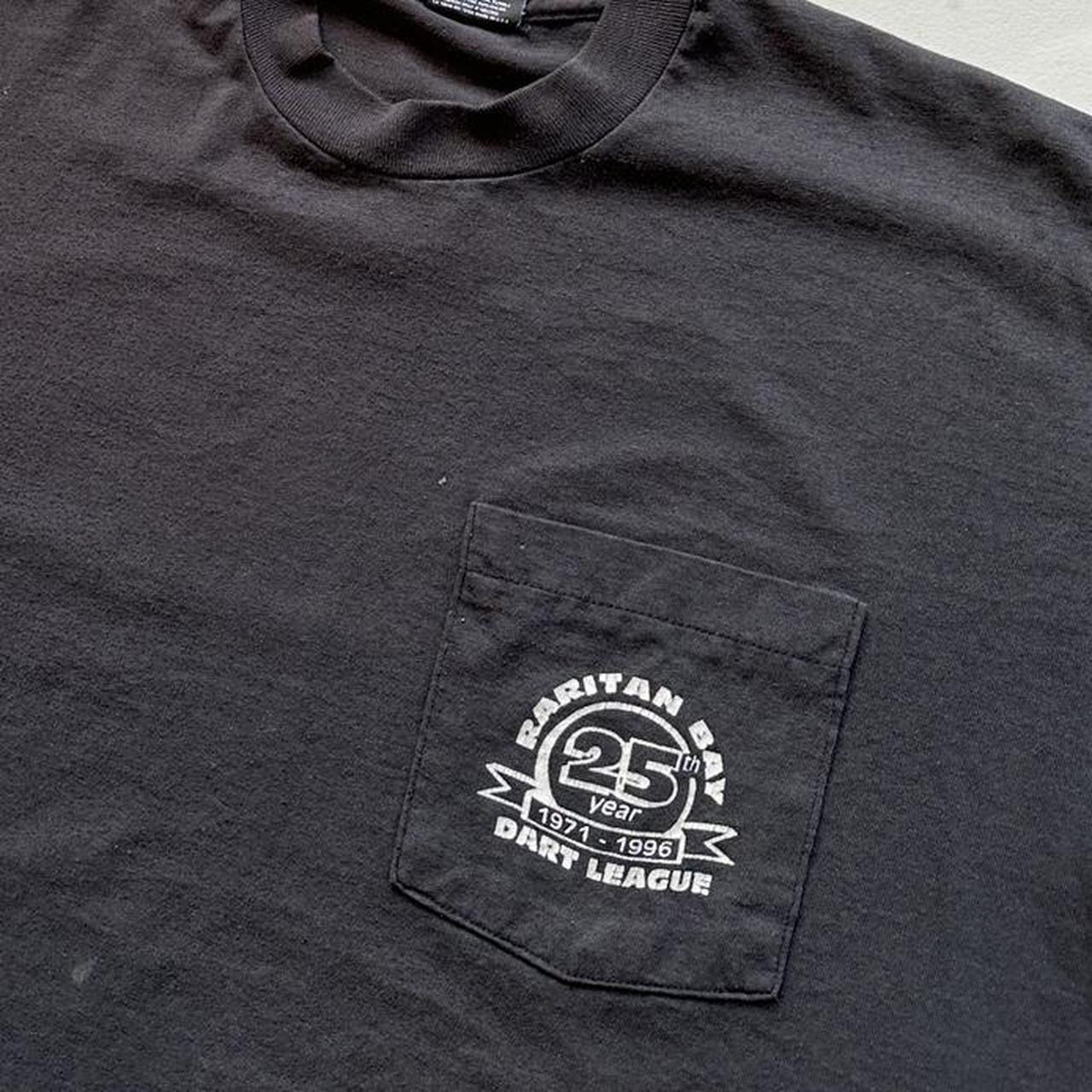 Black 1996 Dart League 90s Vintage T-shirt - XL