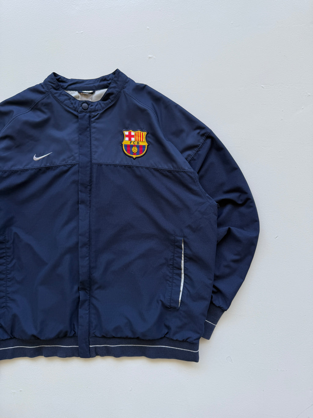 Nike FC Barcelona 00's Vintage Windbreaker Jacket - XL