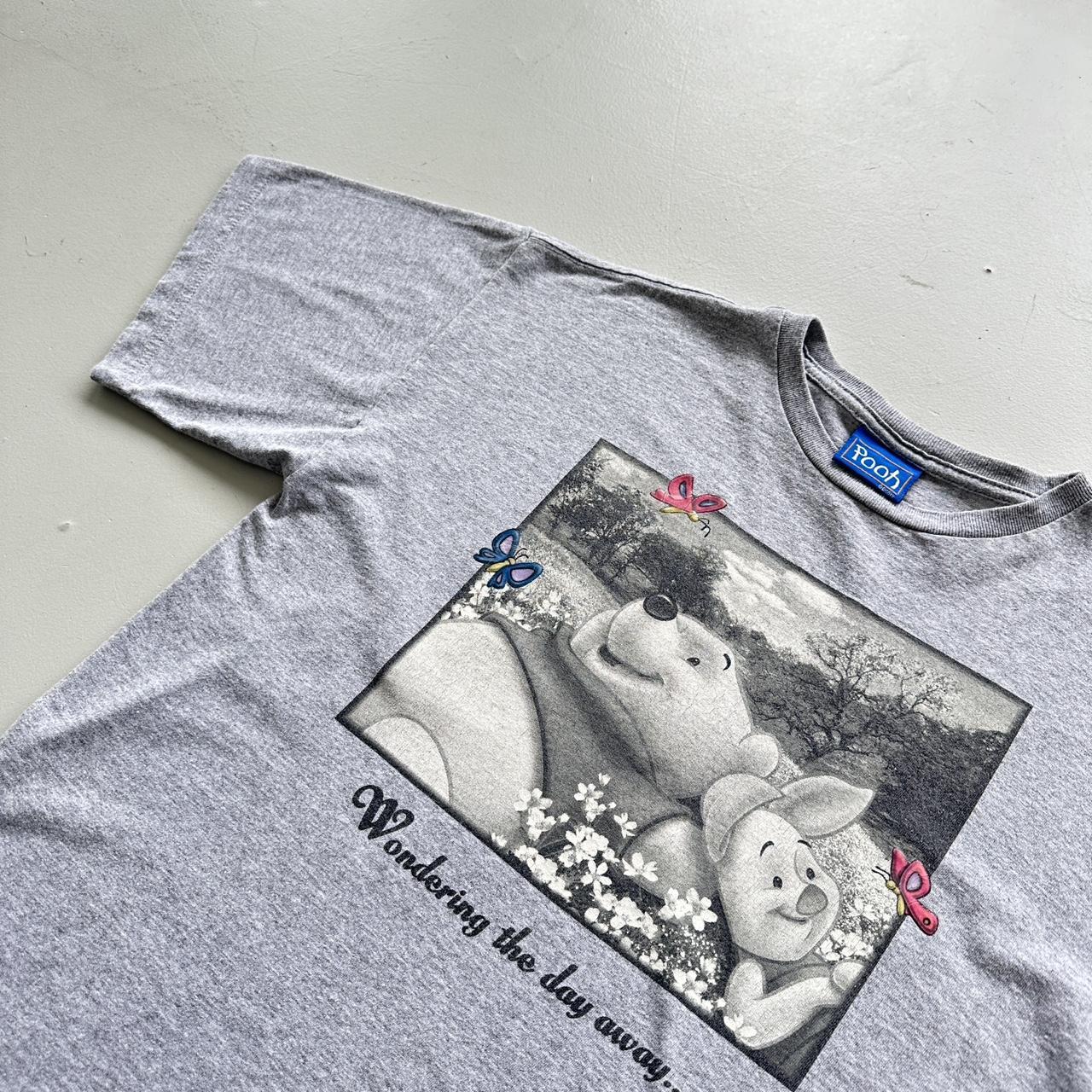 Grey Winnie The Pooh Disney Vintage T-shirt - Large