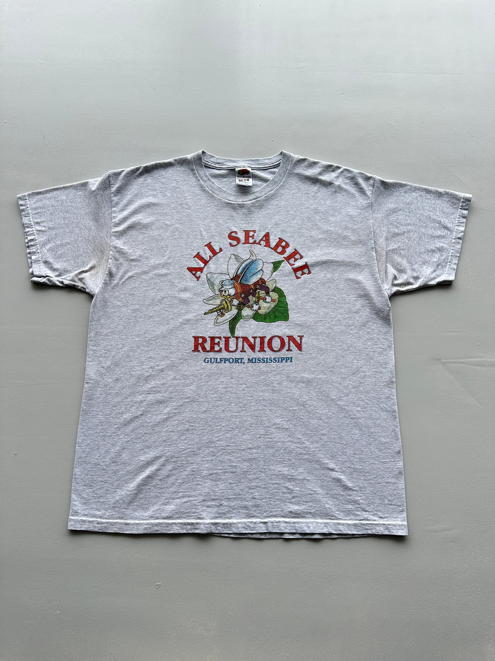 Fruit of the Loom All Seabee Reunion 90's Vintage T-Shirt - XL
