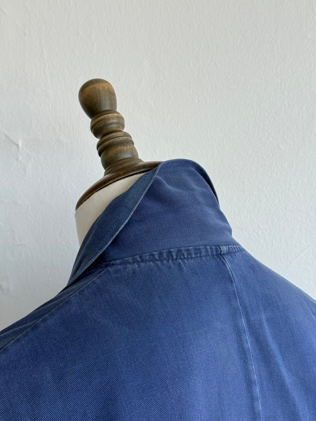 Blue British Rail 1970s Vintage Workwear Chore Jacket CH457 - Small