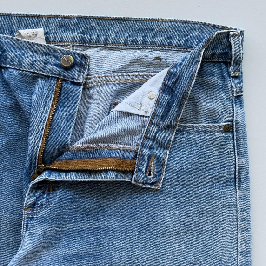 Blue Carhartt Denim 90's Vintage Jeans - 36” x 31”