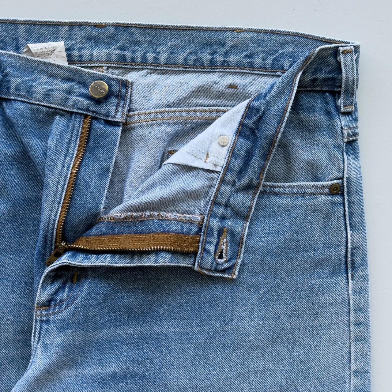 Blue Carhartt Denim 90's Vintage Jeans - 36” x 31”