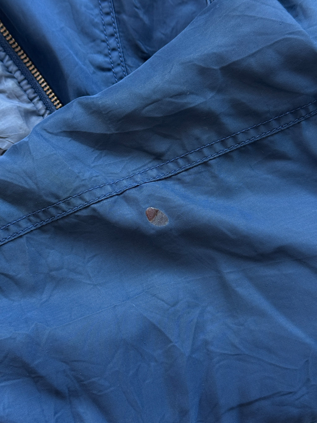 Navy Kangol 90's Vintage Bomber Jacket - Large