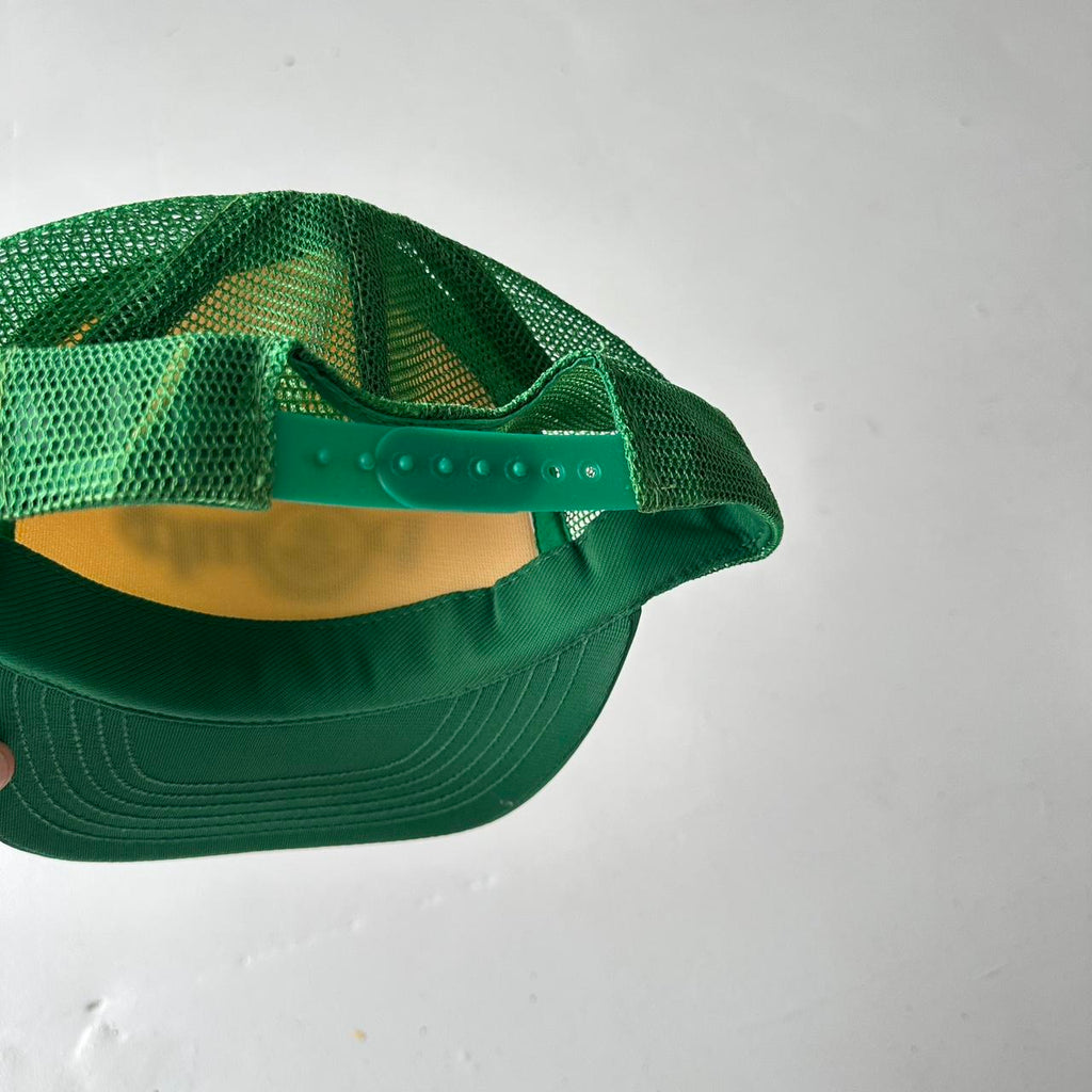 Green / White Pomp’s Mesh and Foam Trucker SnapBack Cap