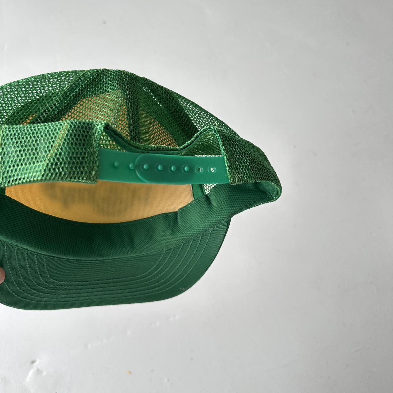 Green / White Pomp’s Mesh and Foam Trucker SnapBack Cap