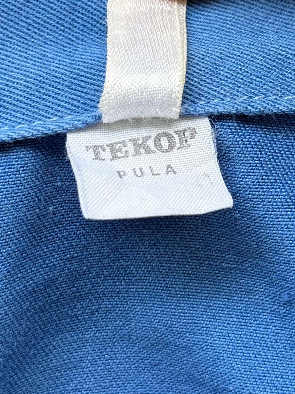 Blue Tekop 70's Vintage Workwear Chore Jacket CH509 - Medium