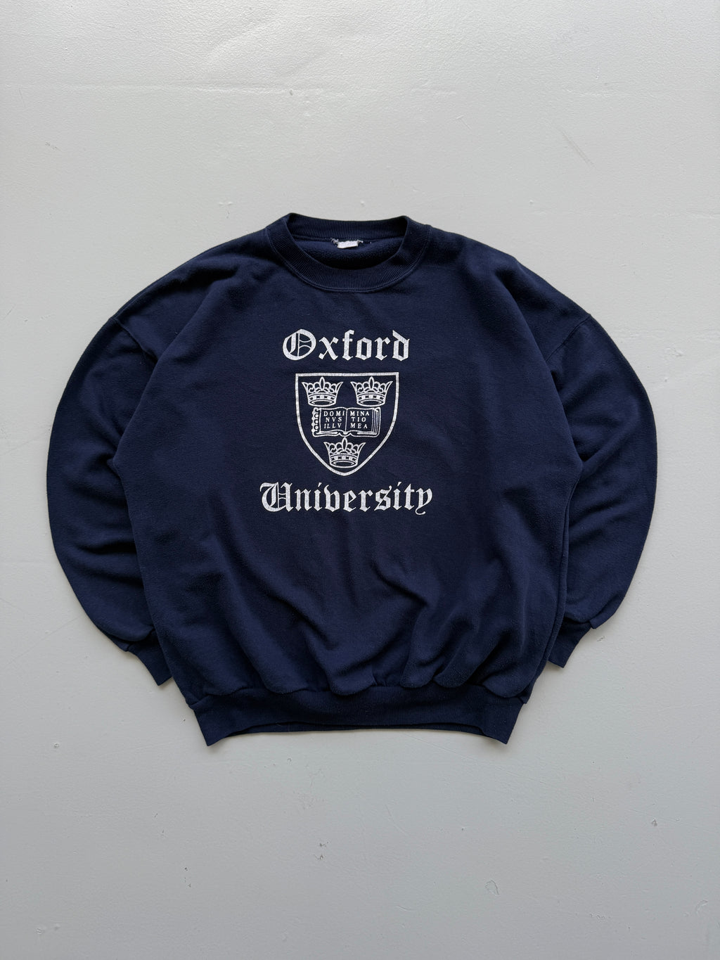 Oxford University Crest 90's Vintage Sweatshirt - Small