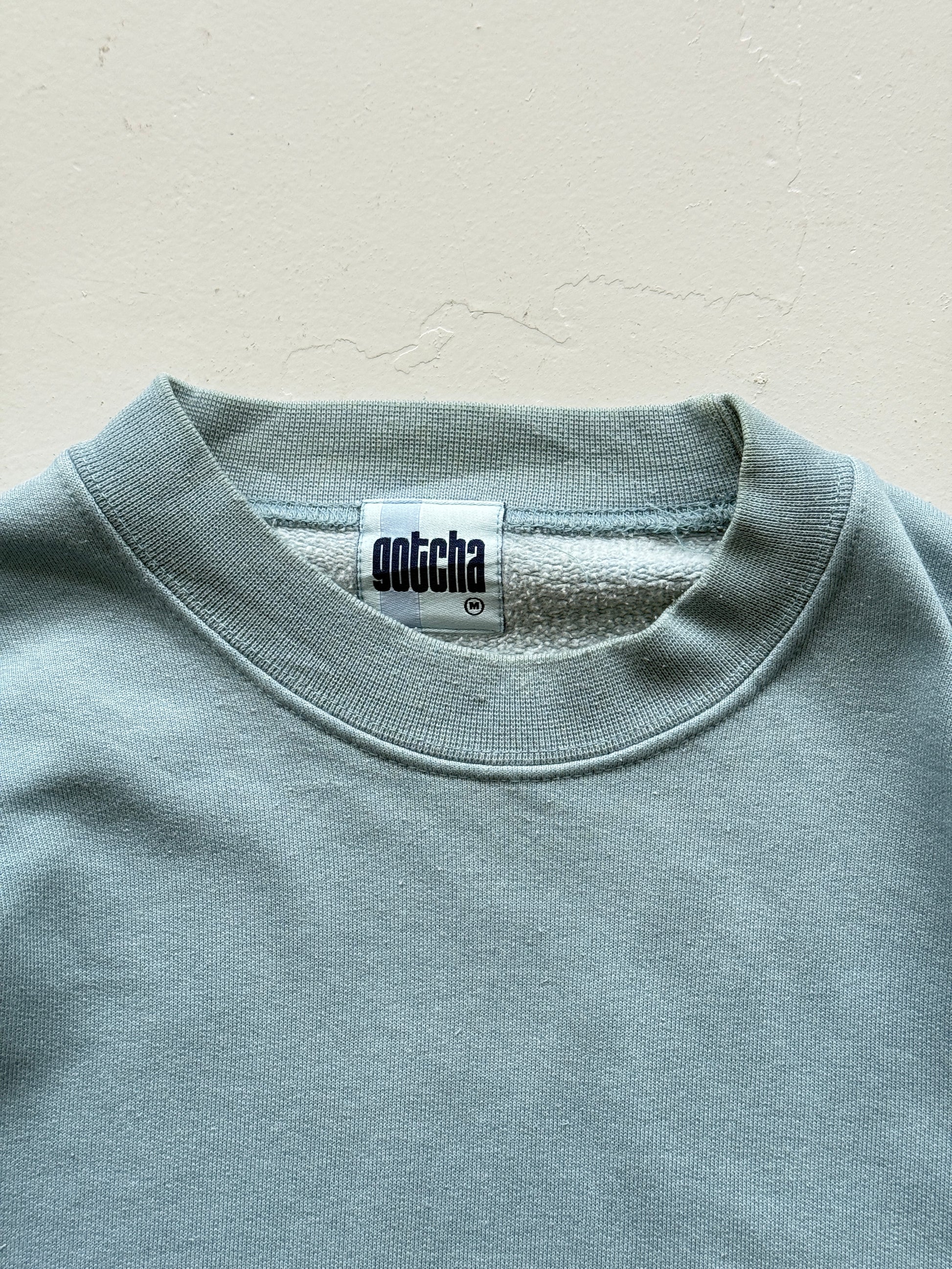 Blue Gotcha 90's Vintage Surfer Graphic Sweatshirt Jumper - Medium