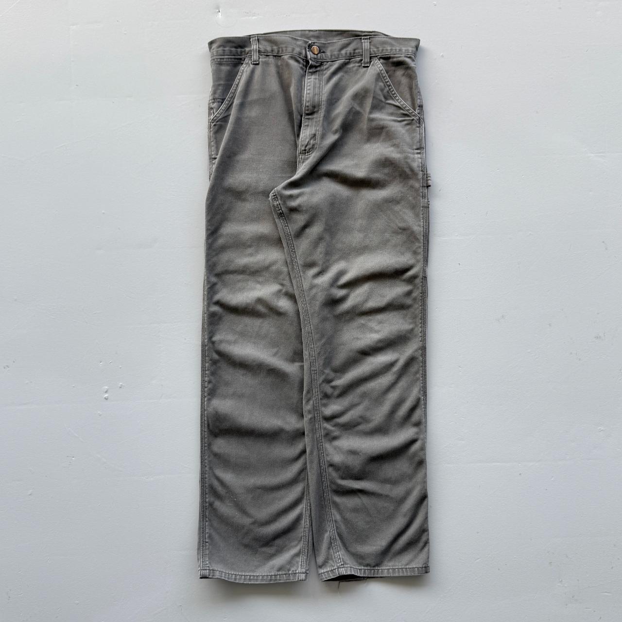 Grey / Khaki Carhartt Vintage Carpenter Pants - 34" x 32"