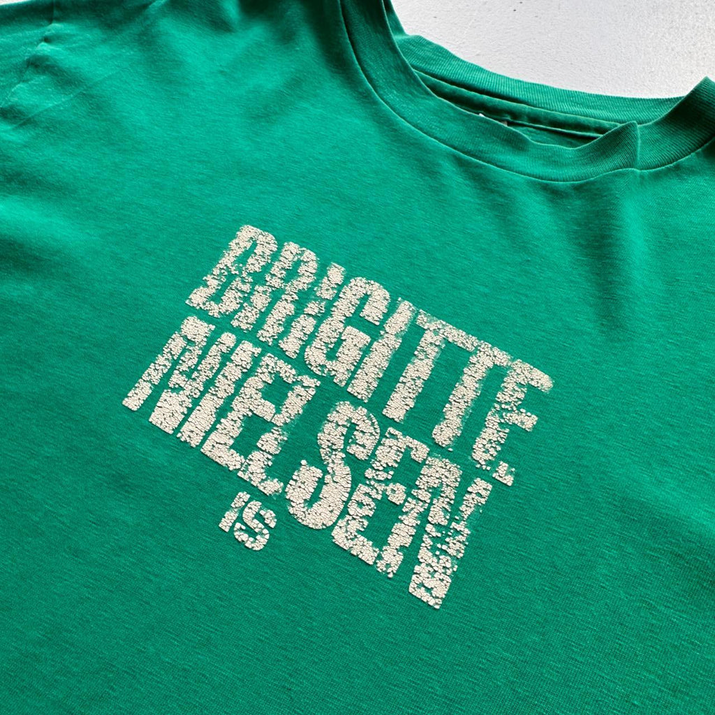 Green Bridgette Nielsen She Hulk Comic Book 90s Vintage T-shirt - XL