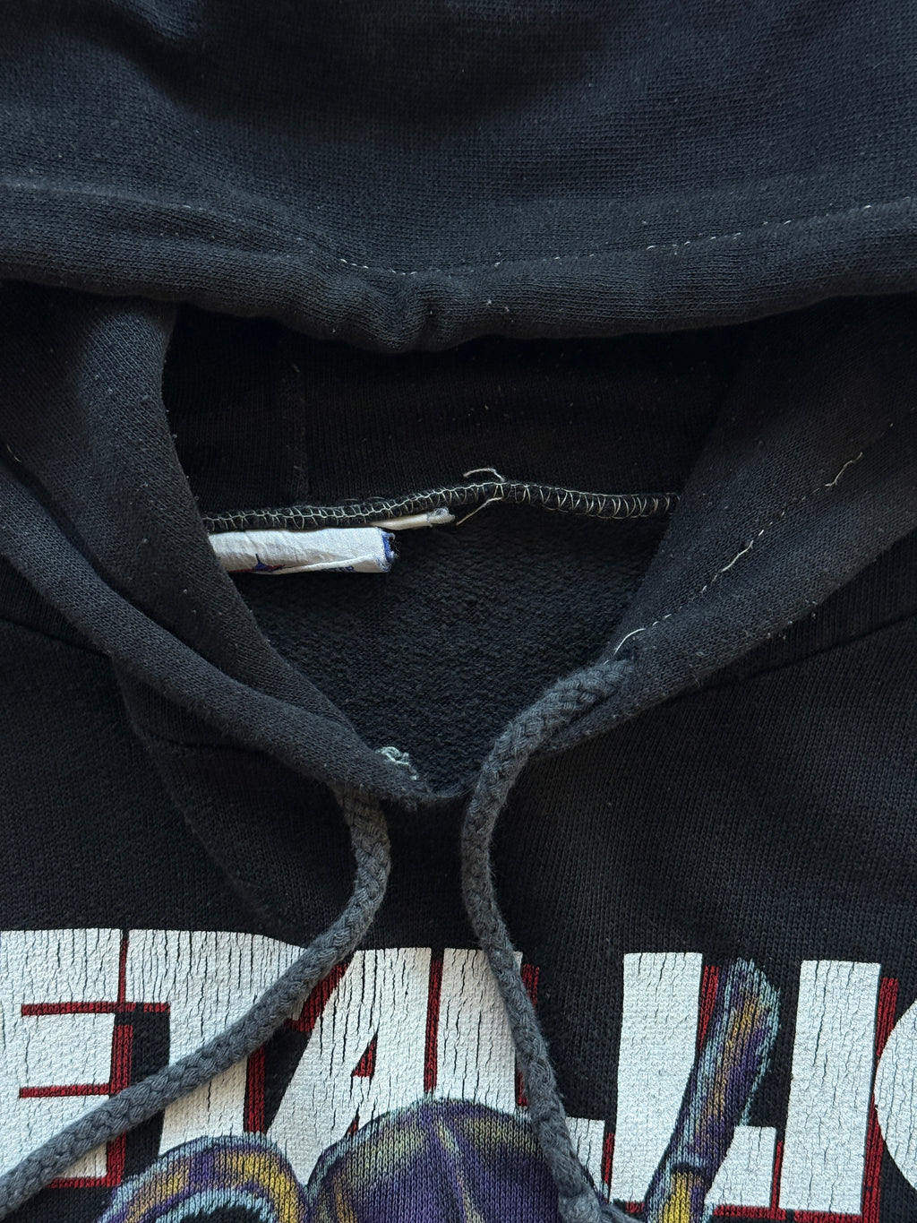 Black Metallica Euro Boot Tour Vintage Bootleg Hoodie - XL