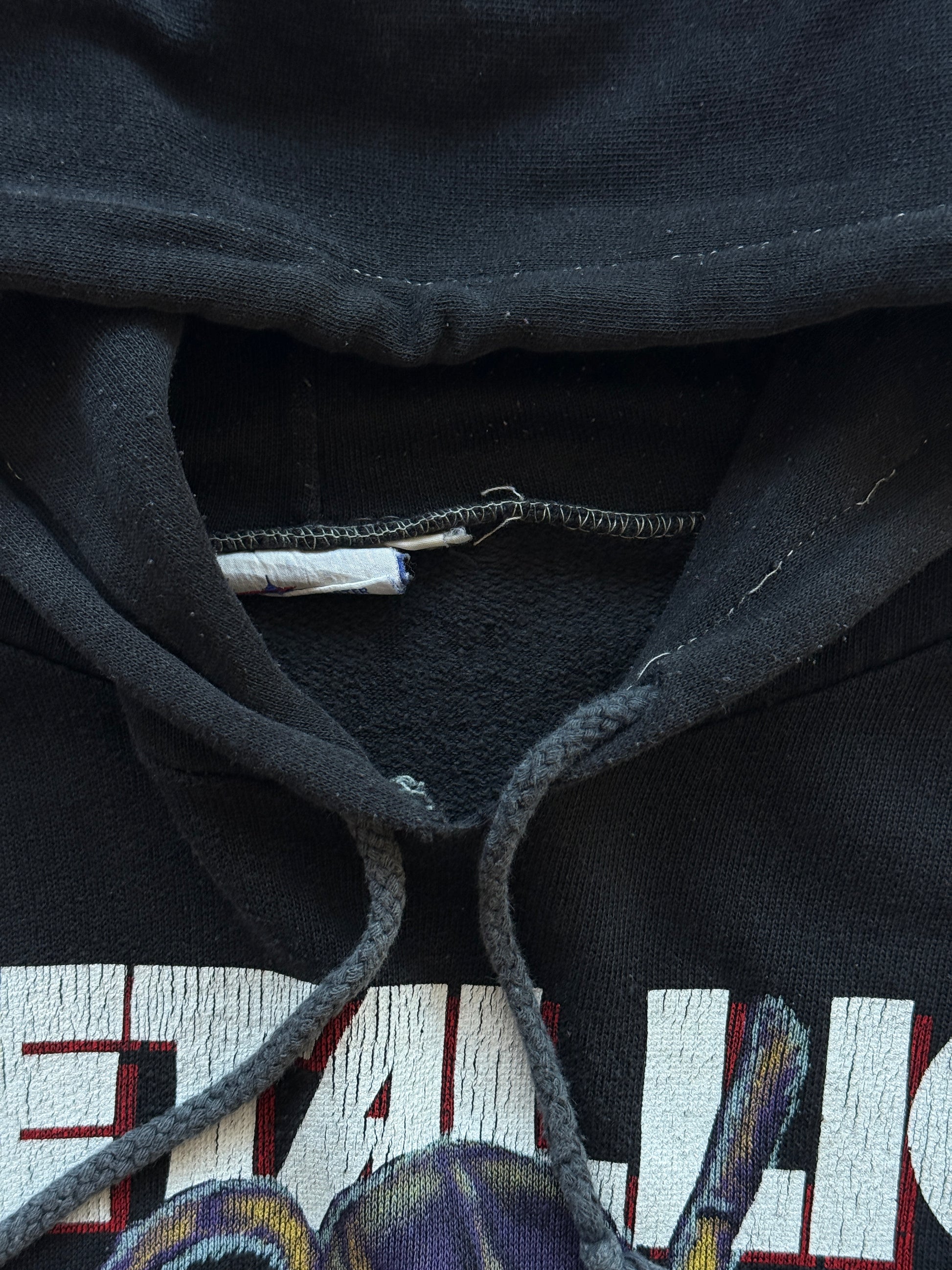 Black Metallica Euro Boot Tour Vintage Bootleg Hoodie - XL