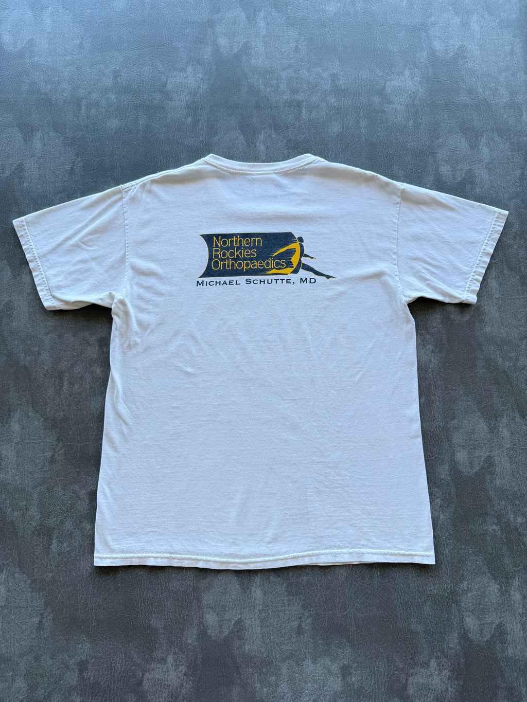 White Top Ten Track & Field Meet 2007 Vintage Graphic T-Shirt - Medium