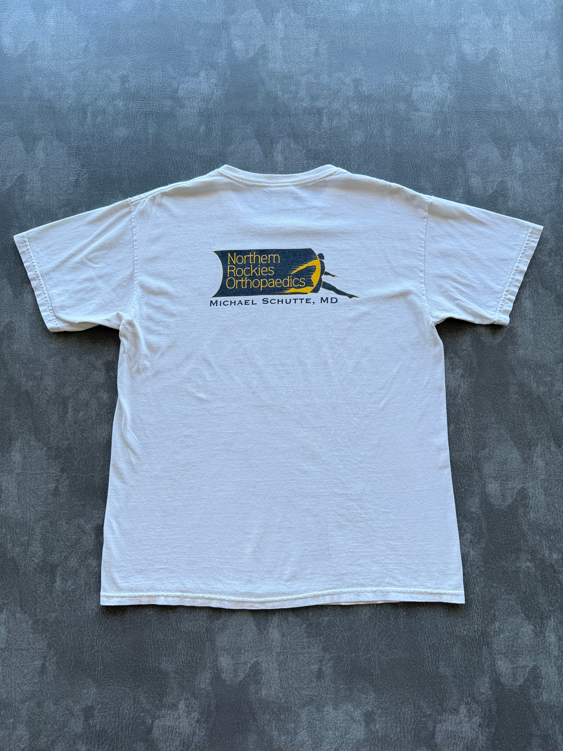 White Top Ten Track & Field Meet 2007 Vintage Graphic T-Shirt - Medium