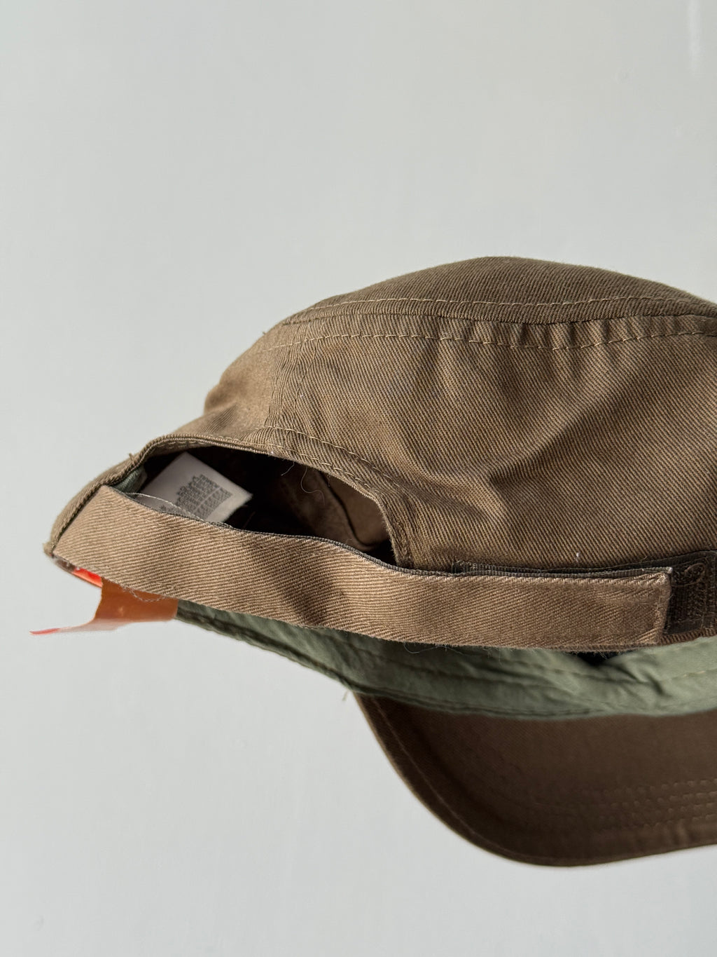 Brown Metal Band Kreator Y2K Cadet Cap Military Style 00's Grunge Aesthetic