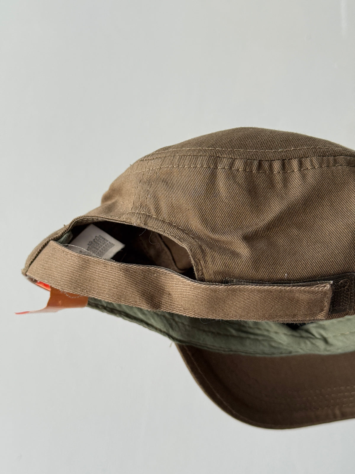 Brown Metal Band Kreator Y2K Cadet Cap Military Style 00's Grunge Aesthetic