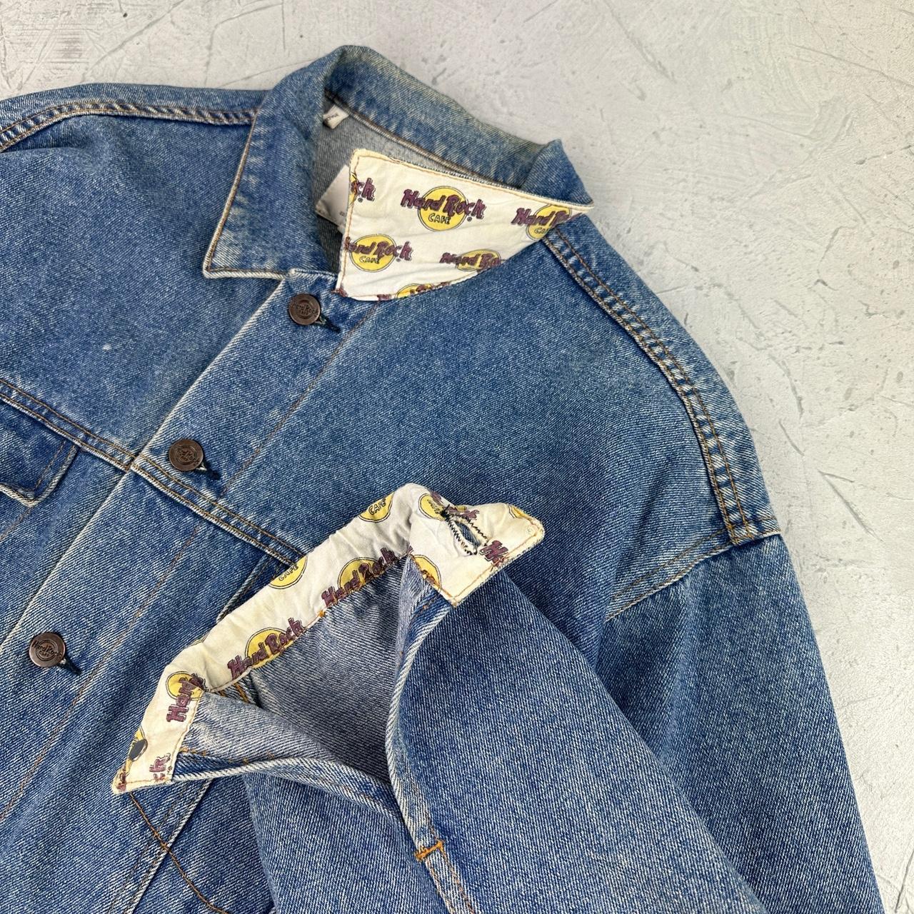 Vintage Hard Rock Denim Jacket - Large