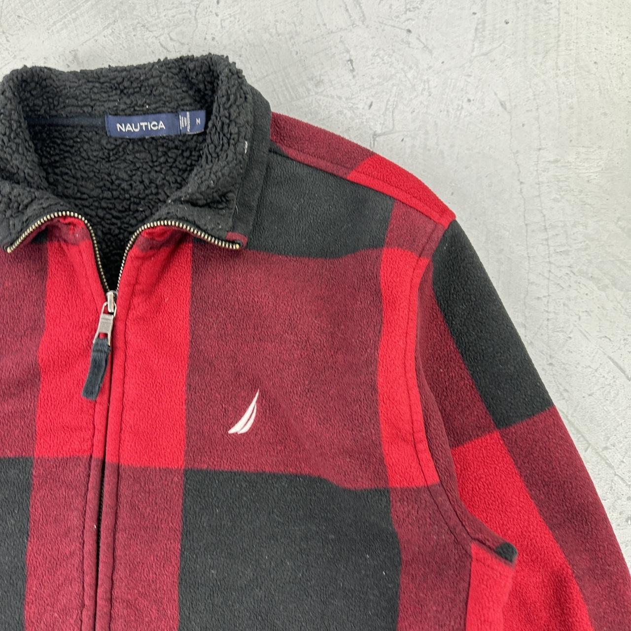 Nautica Buffalo Plaid 00s vintage Fleece - Medium