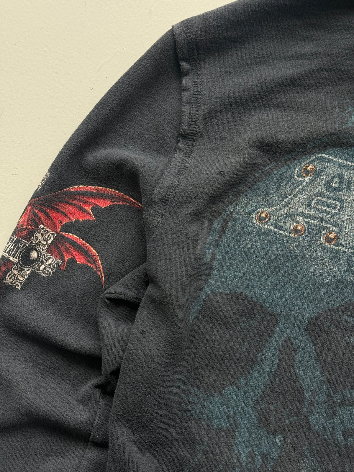 Alchemy England Dragon Cross Y2K Vintage Zip Hoodie - Women's 8-10 / XS