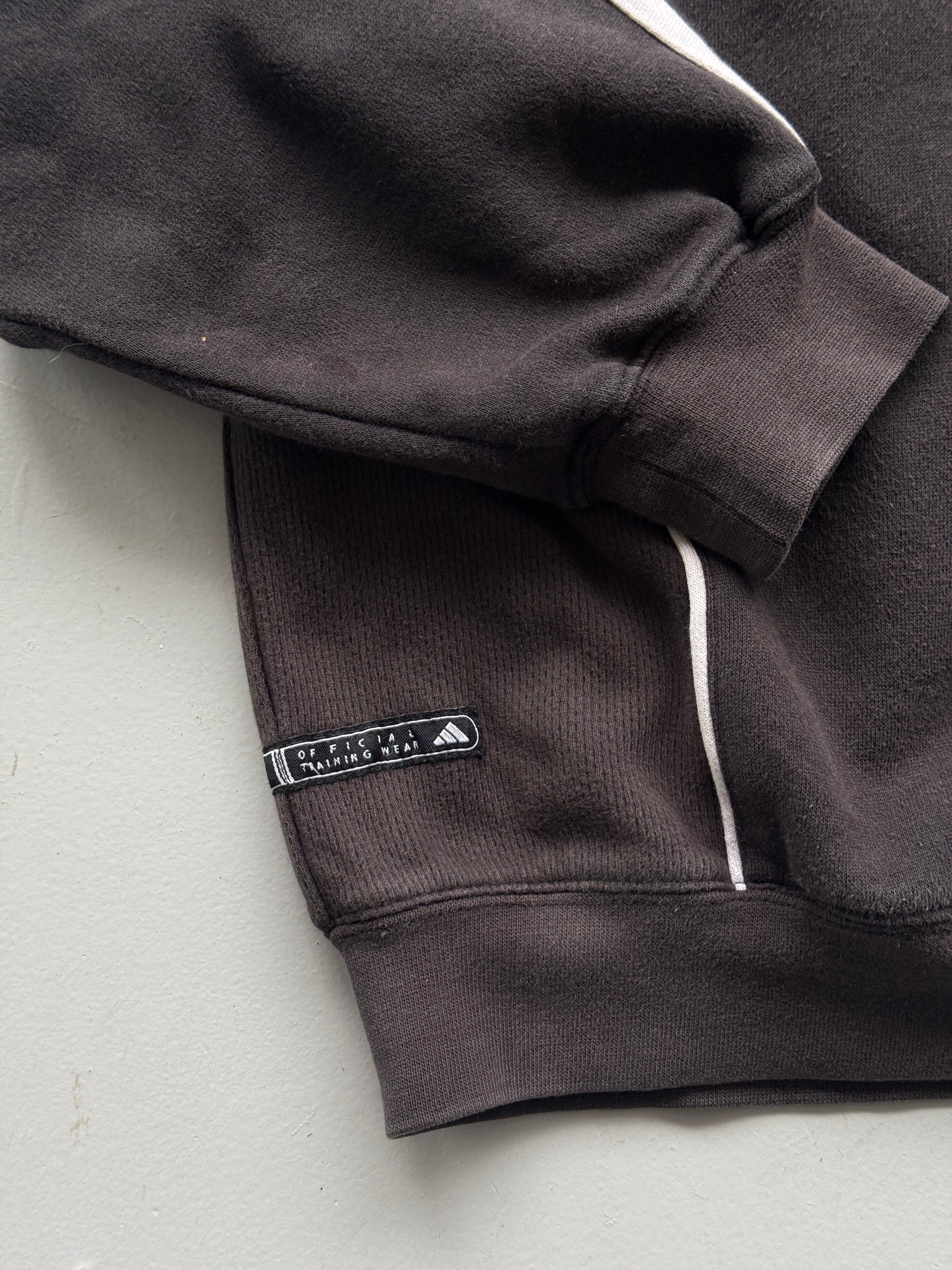 Black New Zealand 1999 Adidas All Blacks Rugby Training Sweatshirt - Medium