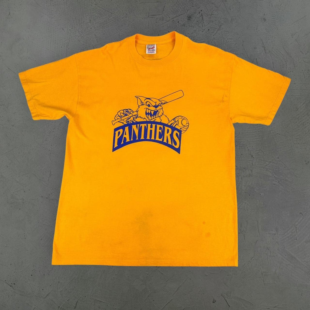 Panthers Yellow 90s vintage T-shirt - Large