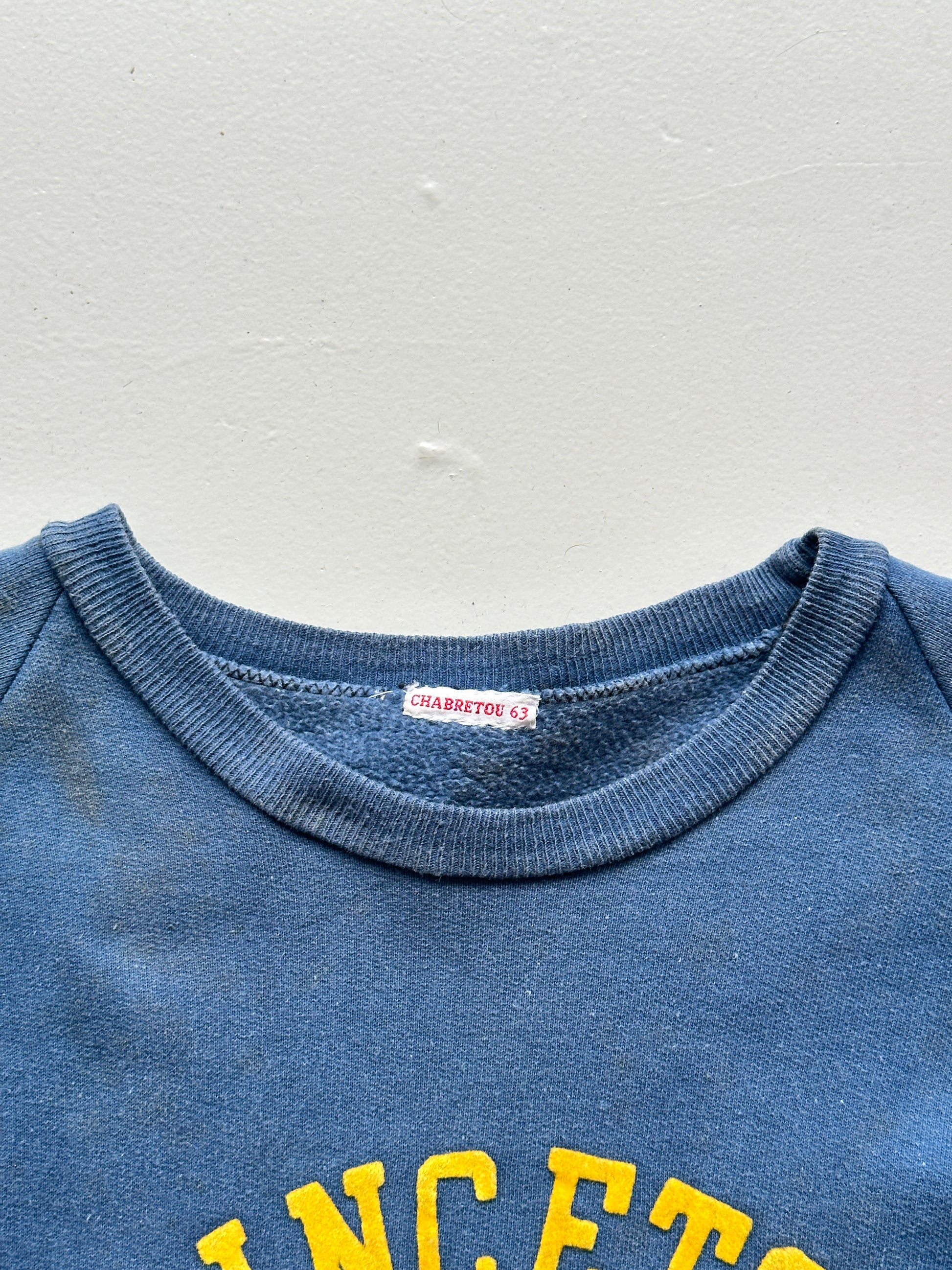 Blue Princeton University 1963 60's/70's Vintage Sweatshirt - Women's 8-10
