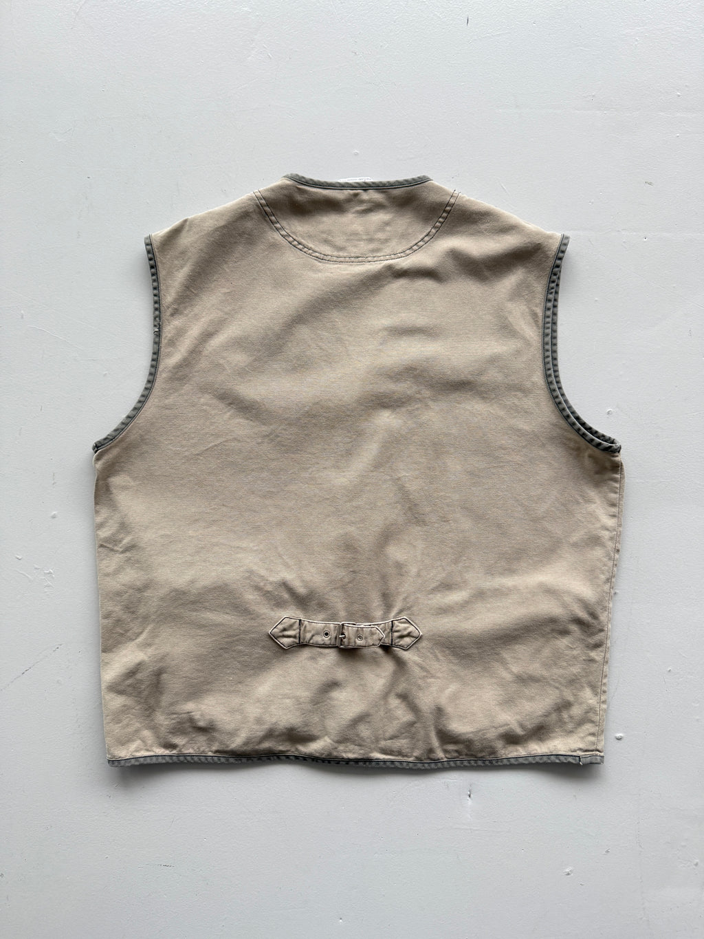Cream Columbia 90's Vintage Utility Fishermans Vest- XL