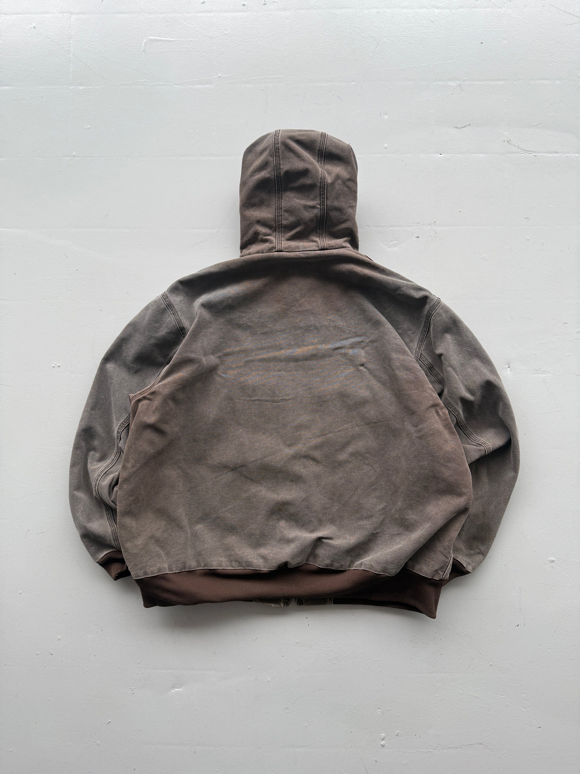 Faded Brown Carhartt 90's Vintage Canvas Active Jacket - XXL