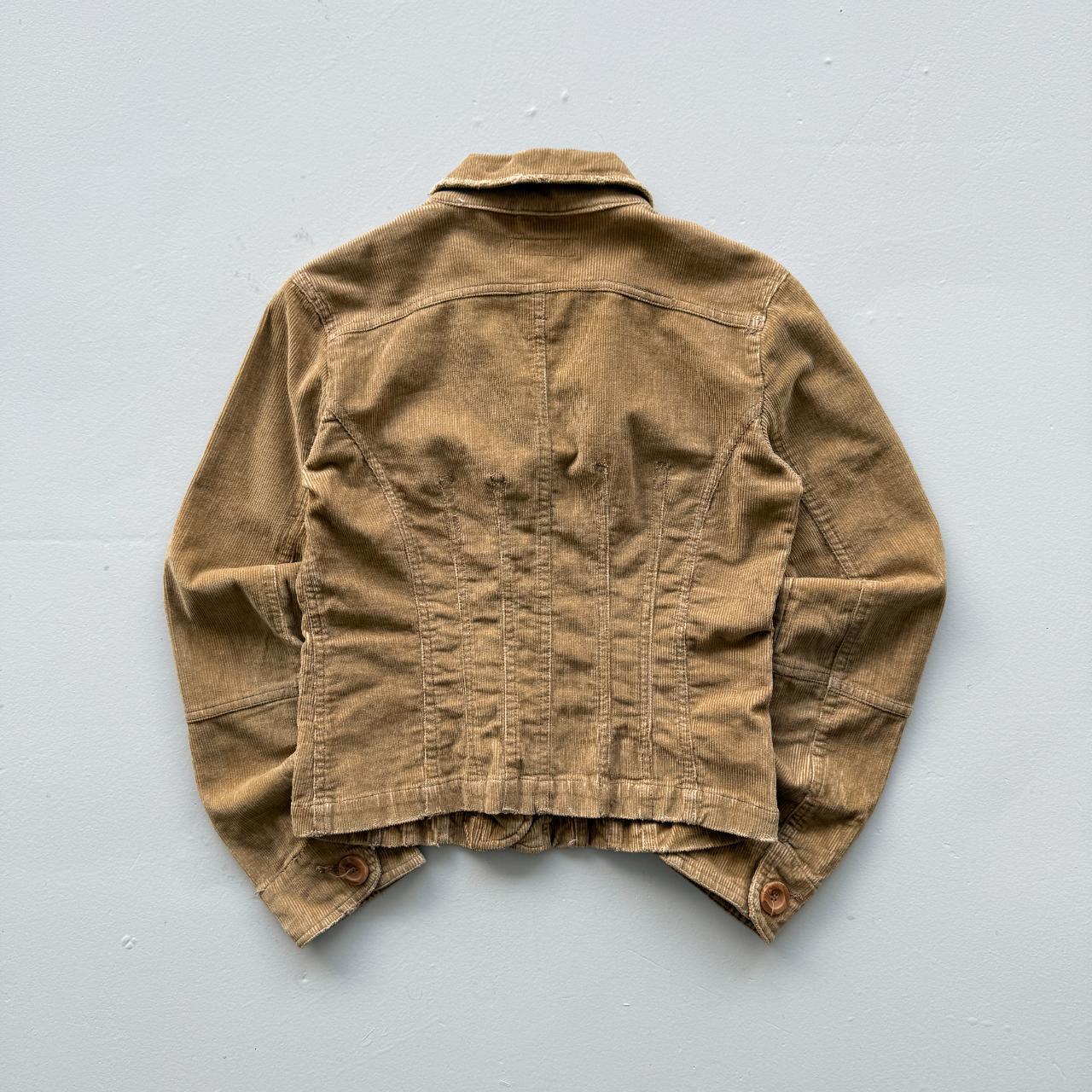 Brown Corduroy Tulle Vintage Jacket - Womens Size 8