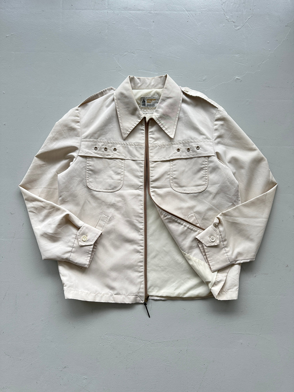 White London Fog 80s Vintage Harrington Jacket - Medium