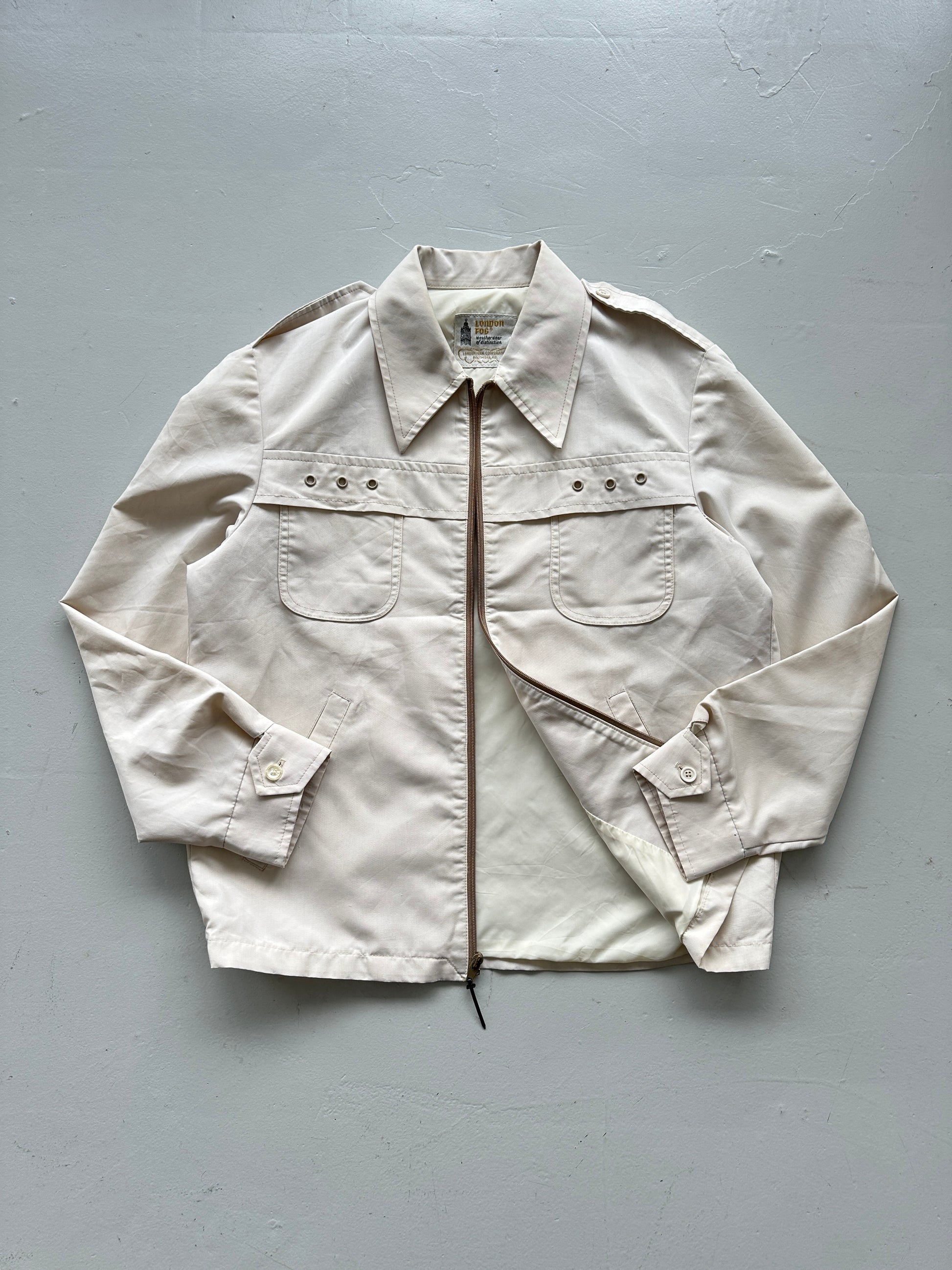 White London Fog 80s Vintage Harrington Jacket - Medium