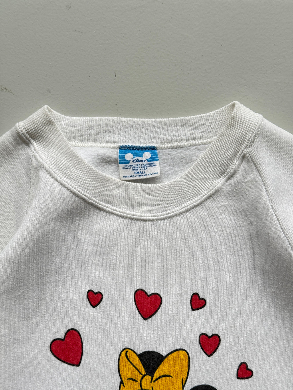 Disney Minnie Mouse Character Fashions 80's Vintage Sweatshirt - Small 6/8