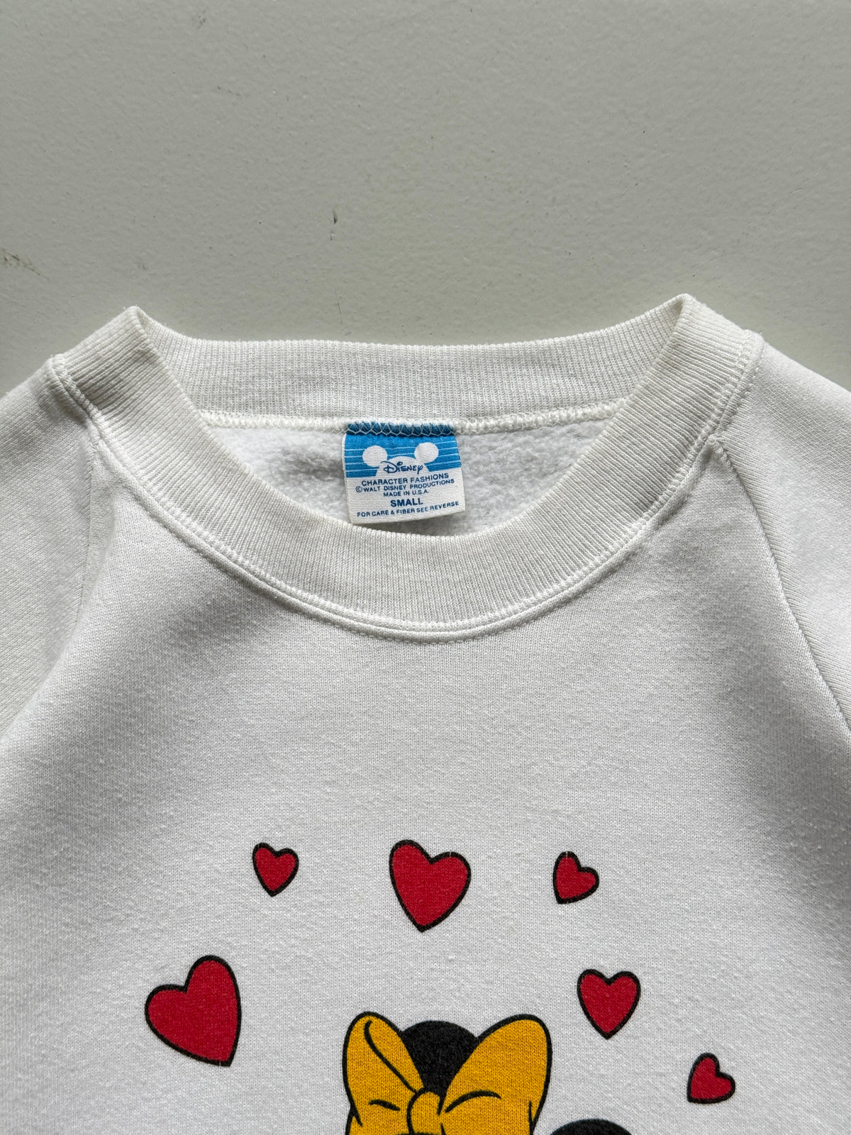 Disney Minnie Mouse Character Fashions 80's Vintage Sweatshirt - Small 6/8