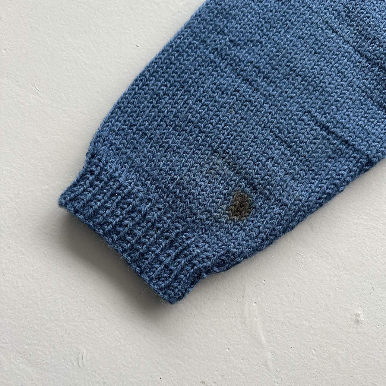 Blue Spitfire 80s Vintage Heavy Knit Jumper - Large