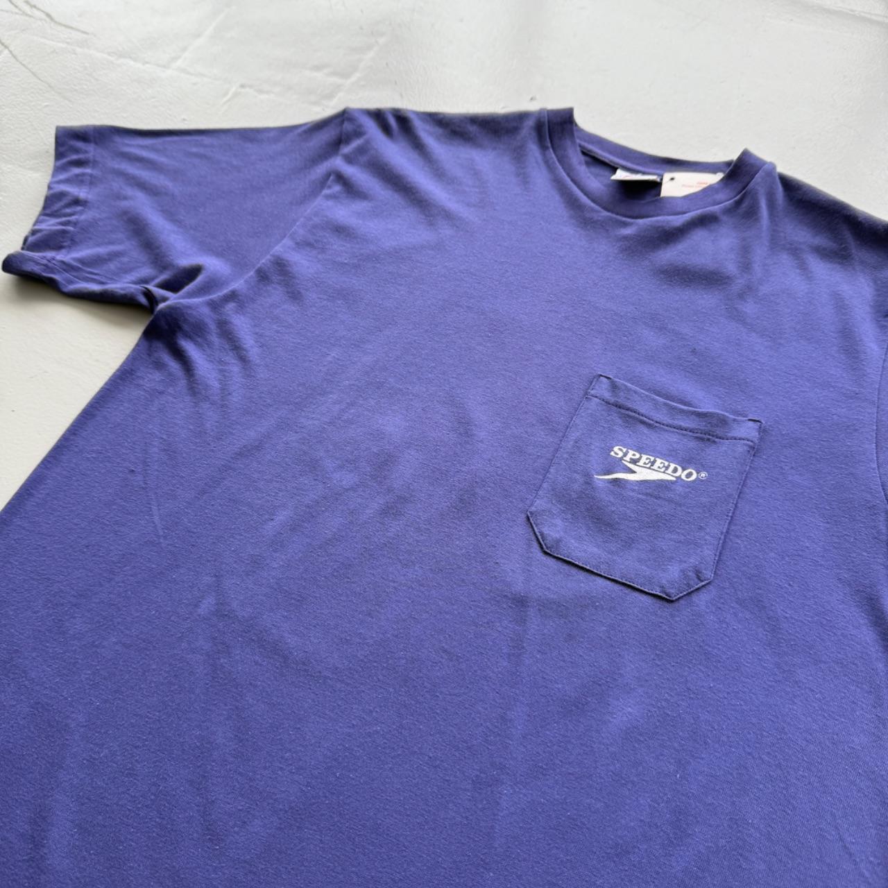 Purple Speedo 90s Deadstock Graphic T-Shirt - Medium