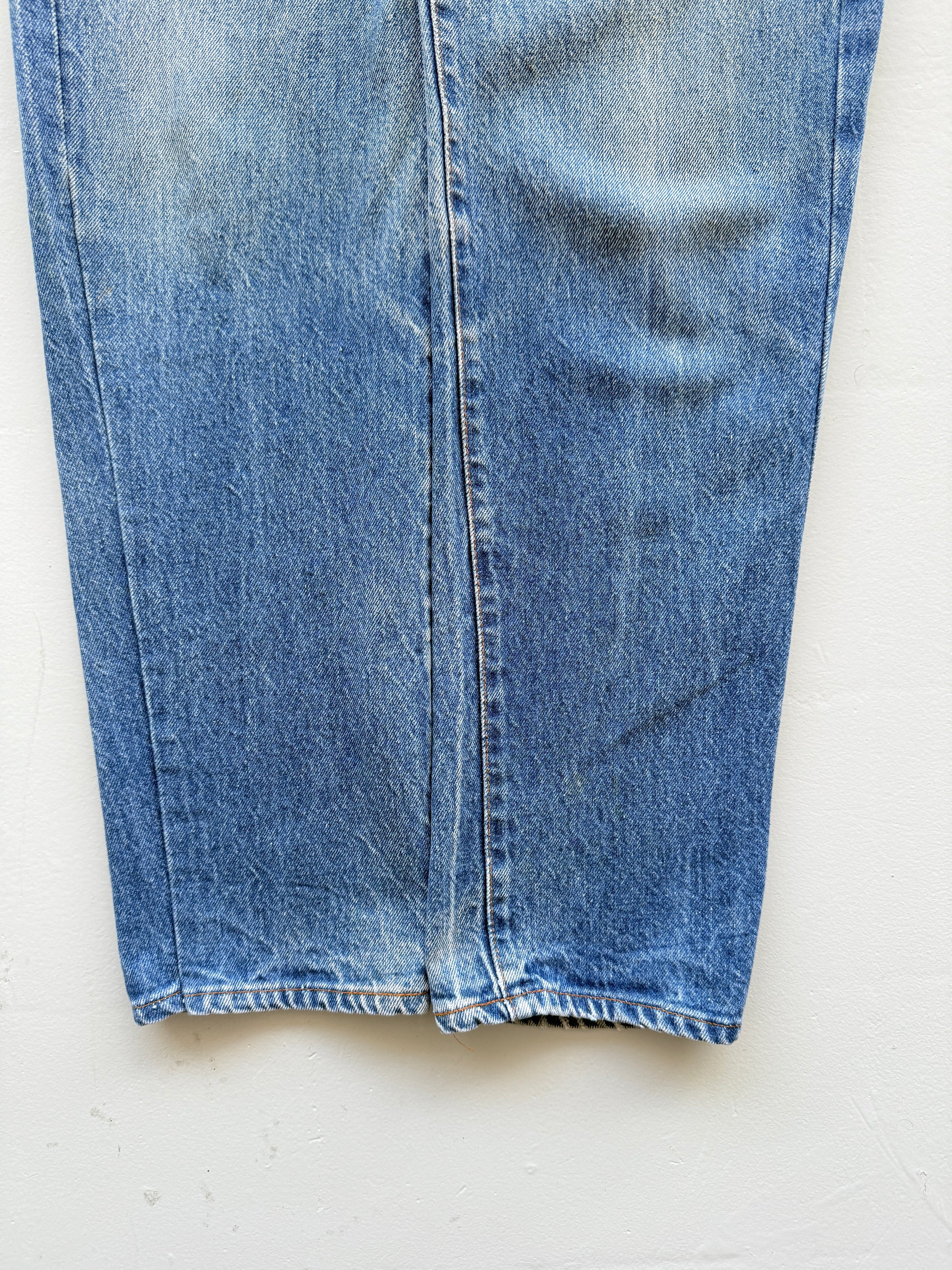 Blue Levi's Denim 90's Vintage Jeans - 28” x 30