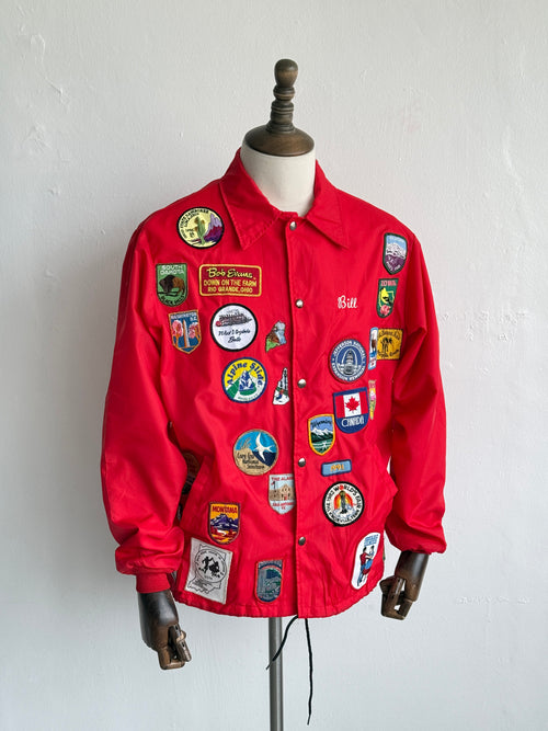 Capricorn Senior Travelers USA Patched Vintage 80s/90s Tour Jacket - Medium