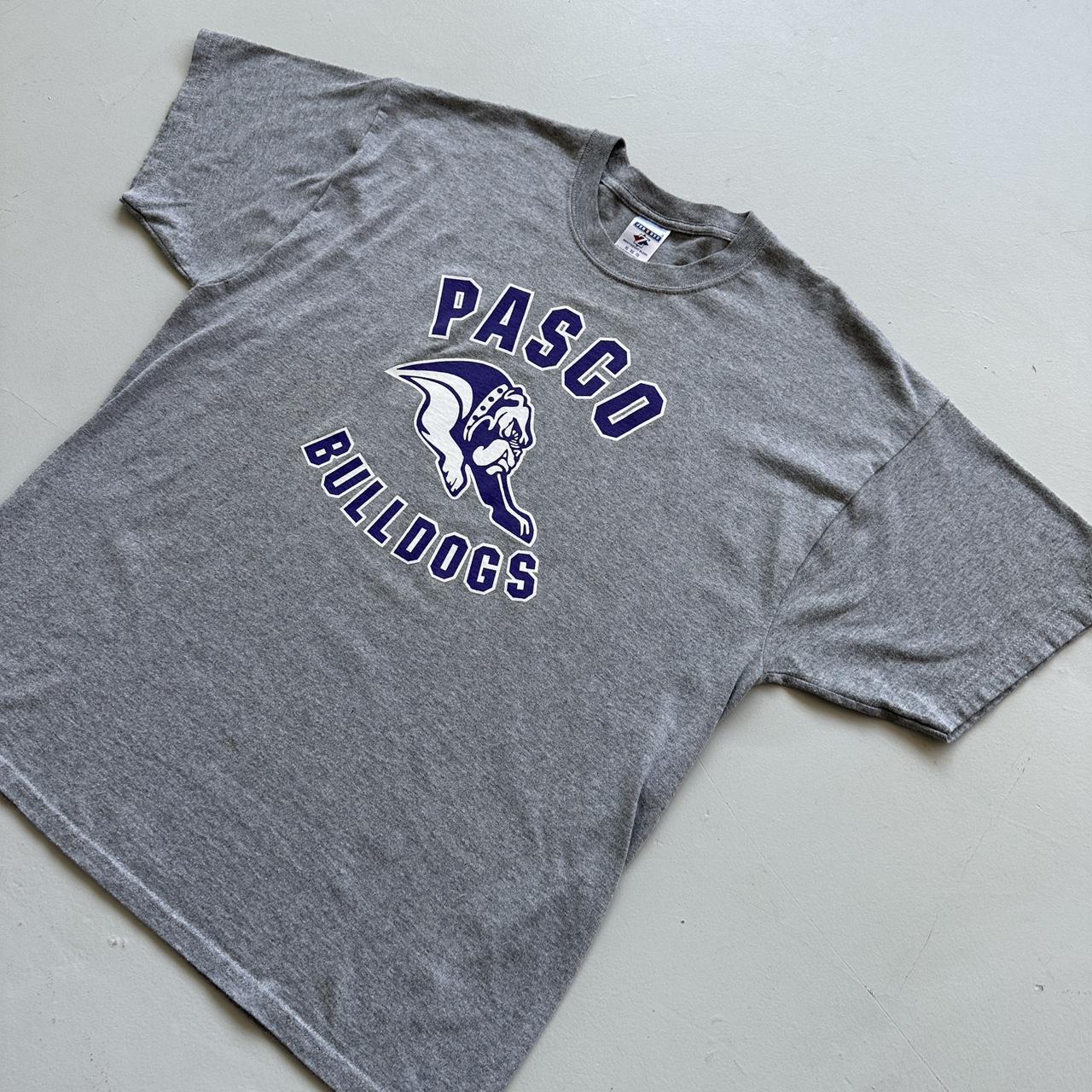 Grey Pasco Bulldogs 00s Vintage T-shirt - XL