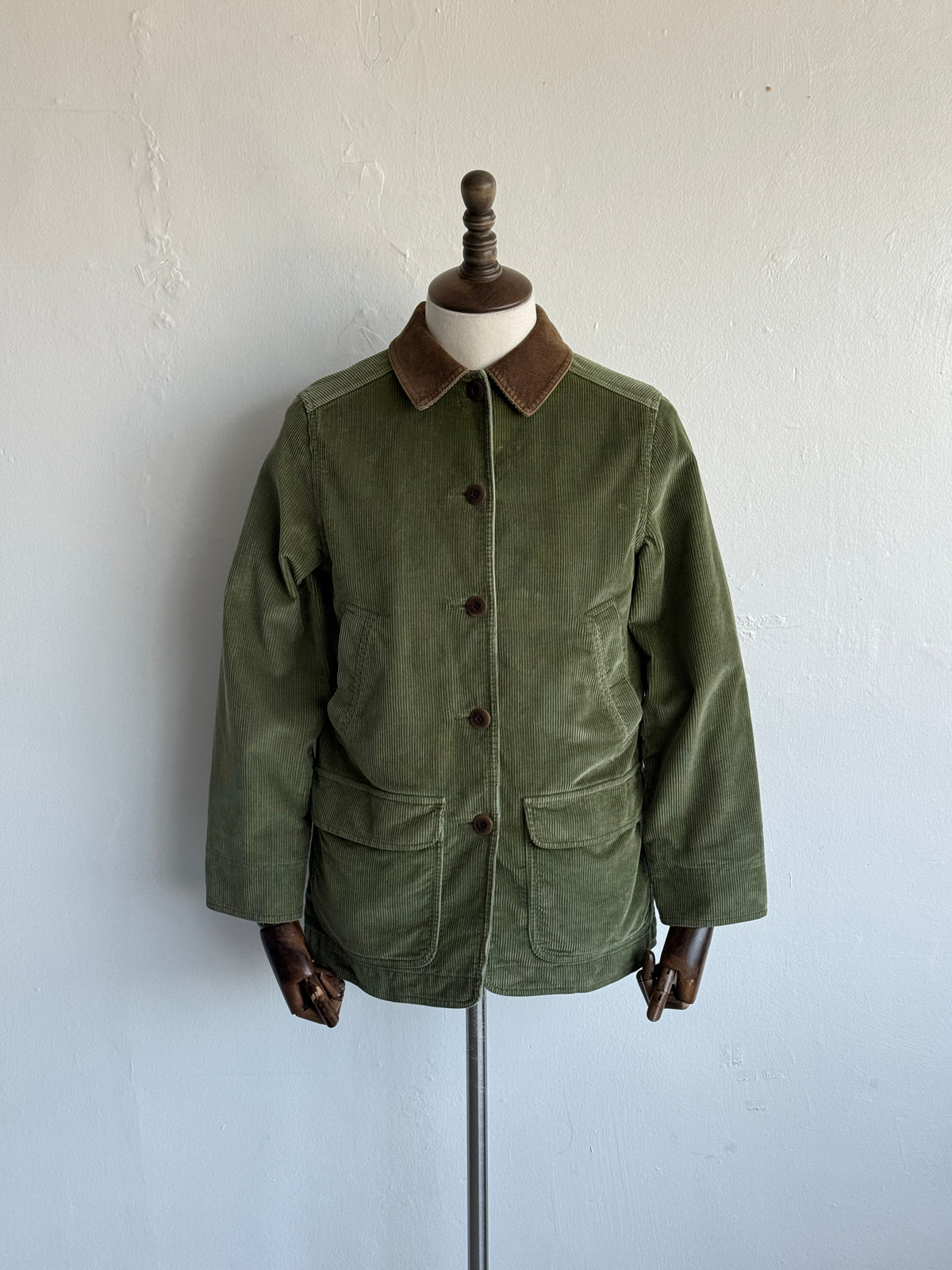 Green L.L.Bean Corduroy Vintage Barn Jacket - Small