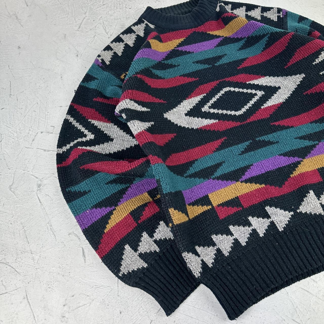 Navajo 90's Knitted Sweatshirt - Small