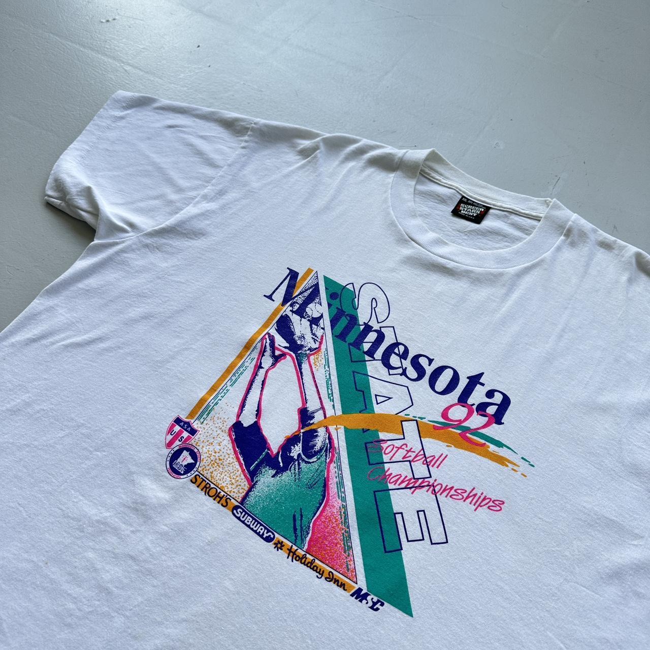 White Minnesota Tourist Vintage 90's T-shirt - 2XL