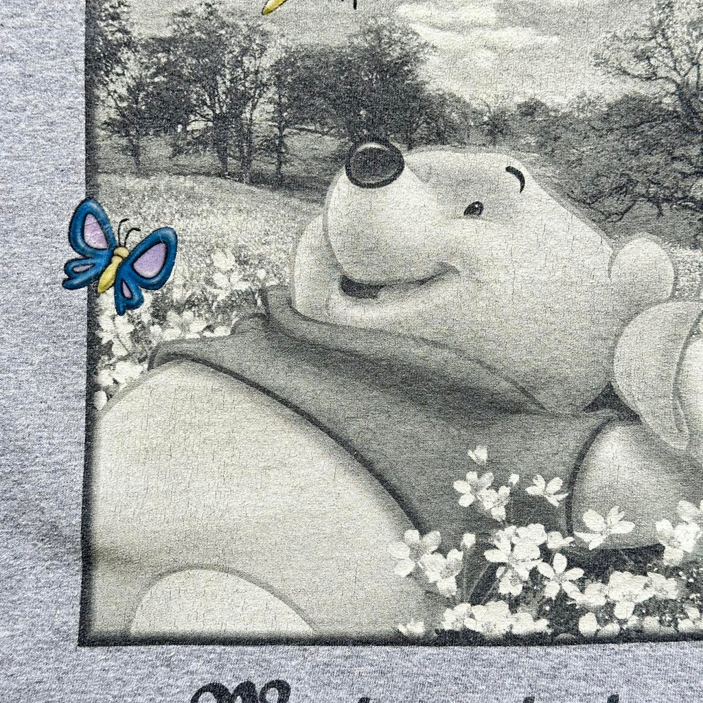 Grey Winnie The Pooh Disney Vintage T-shirt - Large