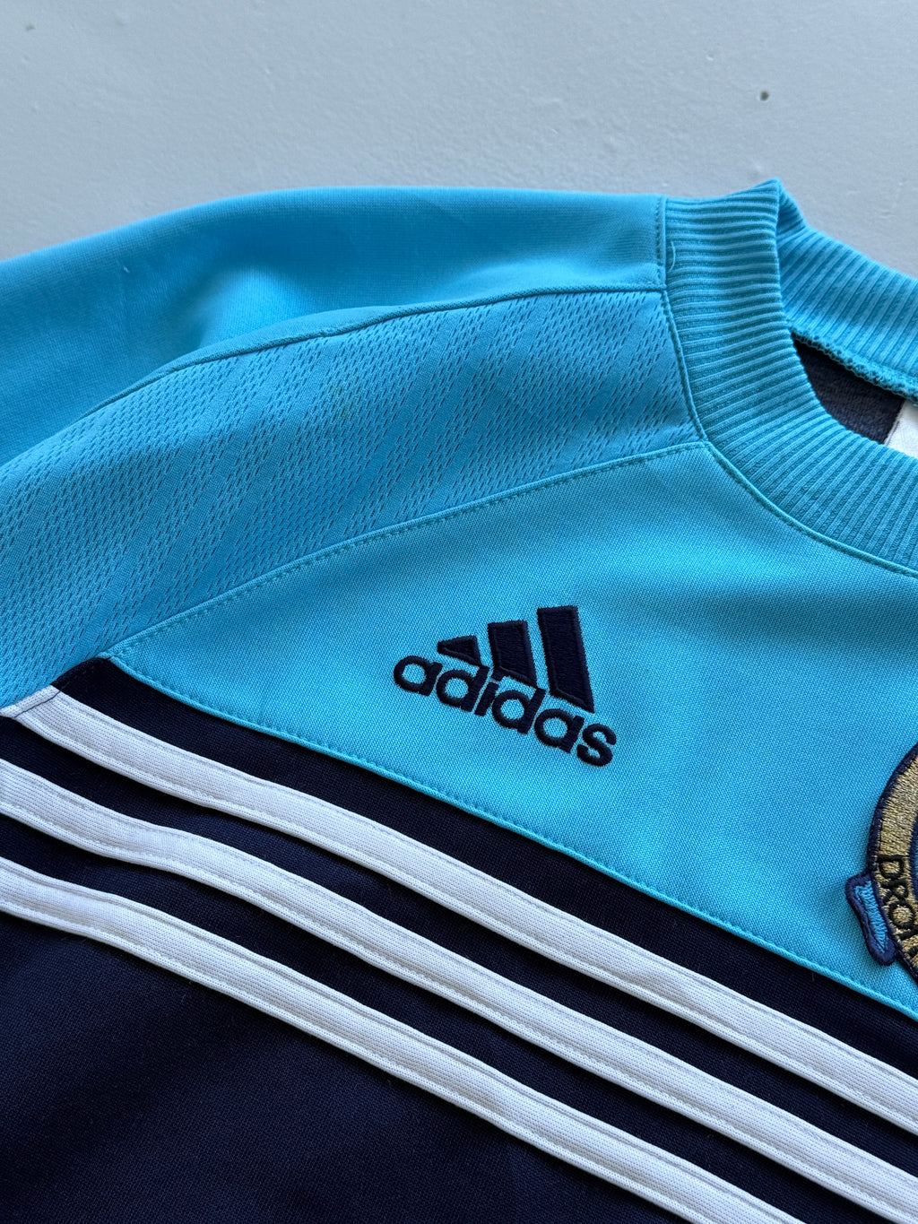 Adidas Olympique De Marseille 1998/99 Vintage Football Sweatshirt -  Small