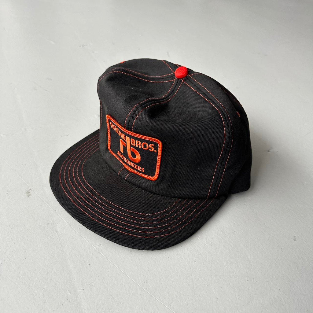 Black Richie Bros Vintage Cotton SnapBack Trucker Cap